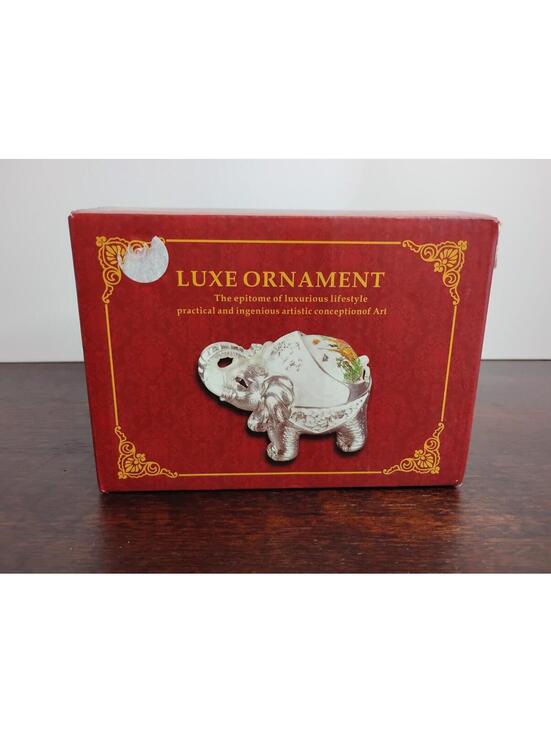 Other - Lucky Luxe‎ Elephant Ornament Bronze Toned Decorative Home Accent Global Style
